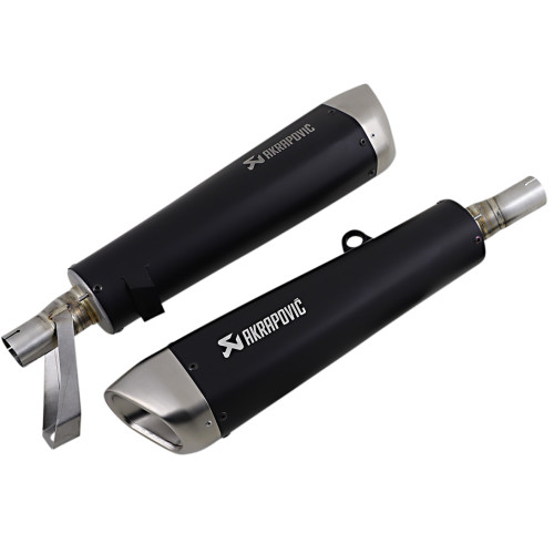 Akrapovic S-T9So2-Hcqtbl Mufflers Ti Bk Str Twin