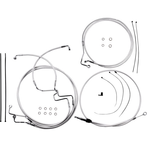 Magnum Shielding Sterling Chromite Ii® Designer Handlebar Installation Kit - 8" - '21-'23 Fltr 3871218
