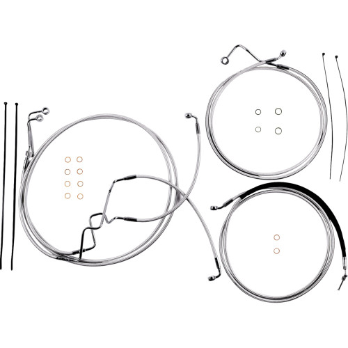 Magnum Shielding Sterling Chromite Ii® Designer Handlebar Installation Kit - 10" - '17-'20 Fltr 387875