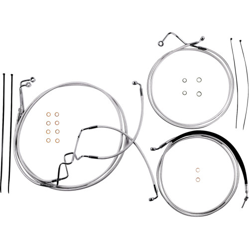 Magnum Shielding Sterling Chromite Ii® Designer Handlebar Installation Kit - 6" - '17-'20 Fltr 387876