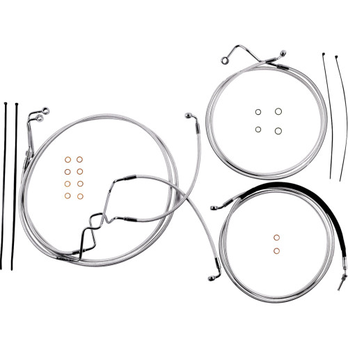 Magnum Shielding Sterling Chromite Ii® Designer Handlebar Installation Kit - 8" - '17-'20 Fltr 387878