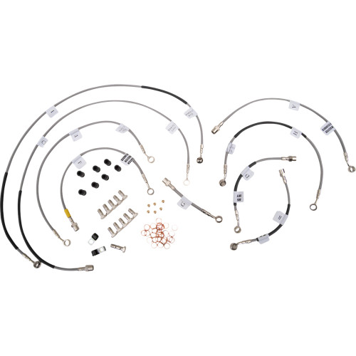 Gbrakes Fk003D771-9 Brake Line Ss Fk003D771-9