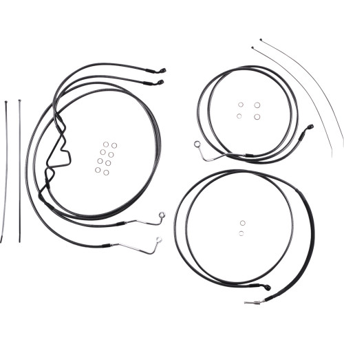 Magnum Shielding Black Pearl Designer Handlebar Installation Kit - 10" - '17-'20 Flhr 487925 Magnum Shielding Black Pearl Designer Handlebar Installation Kit - 10" - '17-'20 Flhr 487925