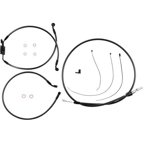 Magnum Shielding Black Pearl Designer Handlebar Installation Kit - 6" - Fxlr/Fxfb/S 4871126 Magnum Shielding Black Pearl Designer Handlebar Installation Kit - 6" - Fxlr/Fxfb/S 4871126