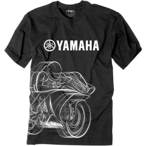 Factory Effex 16-88280 Tee Yamaha R1 Black Md