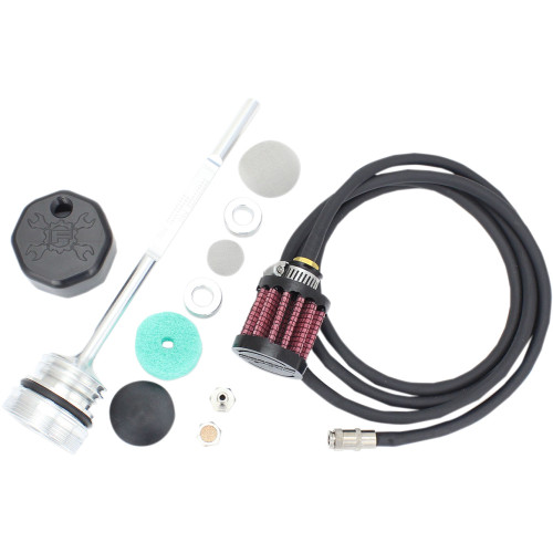Feuling Oil Pump Corp. Vented Dipstick - Black - M8 Touring/Trike 3088