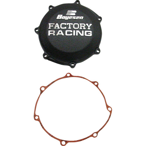 Boyesen Clutch Cover - Black - Yamaha Cc-37B