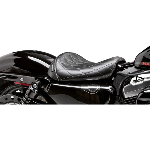 Le Pera Bare Bones Solo Seat - Diamond Stitch - Black - Xl '04-'22 Lk-006Dm Le Pera Bare Bones Solo Seat - Diamond Stitch - Black - Xl '04-'22 Lk-006Dm