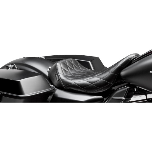 Le Pera Bare Bones Solo Seat - Diamond Stitch - Black - Fl '08-'23 Lk-005Dm Le Pera Bare Bones Solo Seat - Diamond Stitch - Black - Fl '08-'23 Lk-005Dm