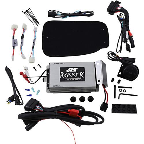 J & M 400 W 2-Channel Bluetooth Amp Kit - Harley Davidson Jamp-400Rk14Blu J & M 400 W 2-Channel Bluetooth Amp Kit - Harley Davidson Jamp-400Rk14Blu