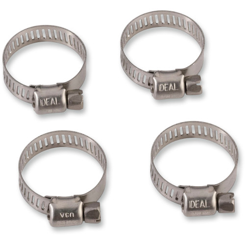 Moose Racing Clamp Hose - Stainless Steel - 10-27 Mm - 4-Pack 114-6410