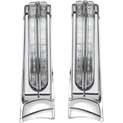 Ciro Filler Panel Light - Clear Lens - Red/Amber Leds - Chrome 40002 Ciro Filler Panel Light - Clear Lens - Red/Amber Leds - Chrome 40002