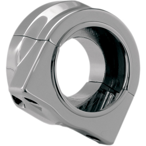 Hawg Halters Throttle Housing - Dual Cable - Chrome Htha-Dc-C01