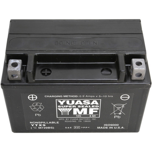 Yuasa Agm Battery - Ytx9 Yuam729Bstwn Yuasa Agm Battery - Ytx9 Yuam729Bstwn