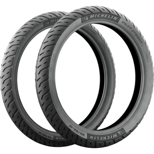 Michelin Tire - Pilot Street 2 - Front/Rear - 70/90-17 - 43S 35463 Michelin Tire - Pilot Street 2 - Front/Rear - 70/90-17 - 43S 35463