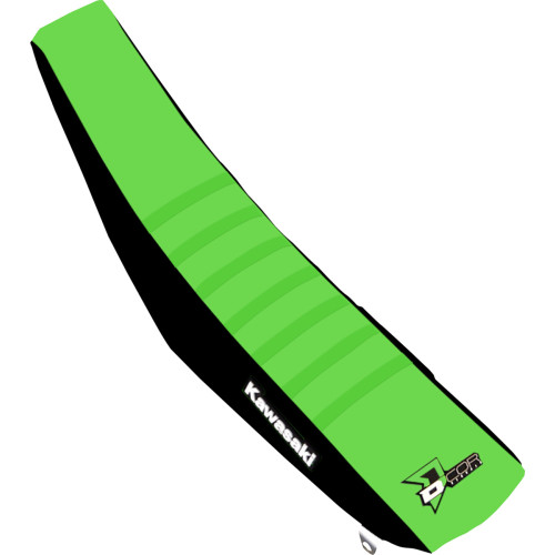 D'Cor Visuals Seat Cover - Black/Green - Kx250/450 '19-'24 30-20-480 D'Cor Visuals Seat Cover - Black/Green - Kx250/450 '19-'24 30-20-480