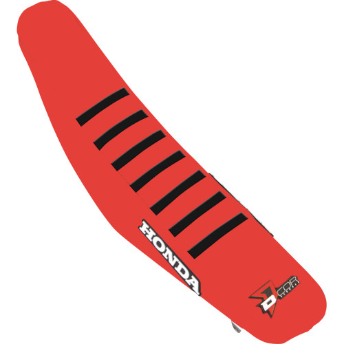 D'Cor Visuals Seat Cover - Red/Black - Crf '21-'24 30-10-505 D'Cor Visuals Seat Cover - Red/Black - Crf '21-'24 30-10-505