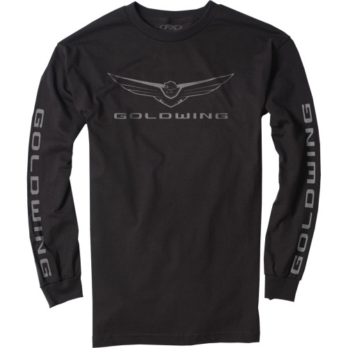 Factory Effex Goldwing Icon Long-Sleeve T-Shirt - Black - 2Xl 25-87838