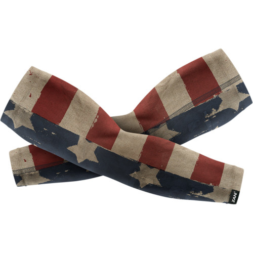Zan Headgear Sportflex Arm Sleeves - Patriot - Large Al408Lg Zan Headgear Sportflex Arm Sleeves - Patriot - Large Al408Lg