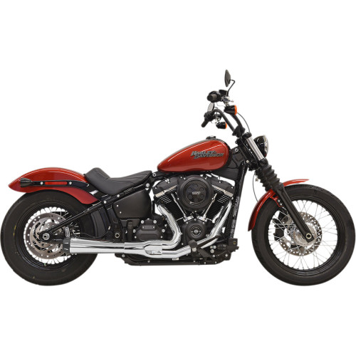 Bassani Xhaust 2-Into-1 Road Rage Exhaust System - Chrome 1S72R