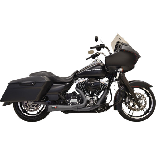 Bassani Xhaust 2:1 Short Exhaust - Black 1F52Rb