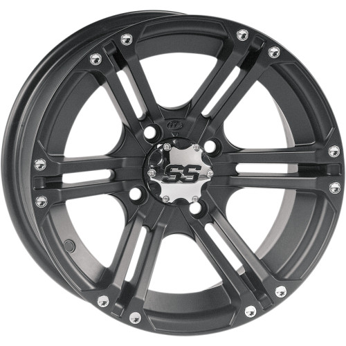 Itp Wheel - Ss212 - Front/Rear - Black - 12X7 - 4/156 - 4+3 1228366536B Itp Wheel - Ss212 - Front/Rear - Black - 12X7 - 4/156 - 4+3 1228366536B