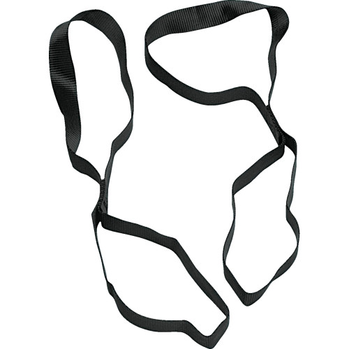 Parts Unlimited Tie-Down Extensions - 1-1/2" X 1-1/2' - Black