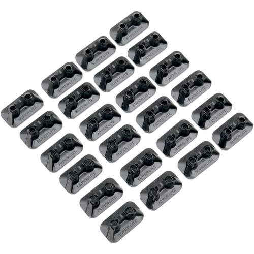 Stud Boy Double Backer Plates - Black - For 2-Ply - 24 Pack 2512-P1-Blk