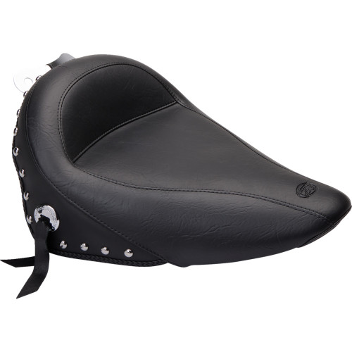 Mustang Solo Studded Seat - Flst '00-'17 76174 Mustang Solo Studded Seat - Flst '00-'17 76174
