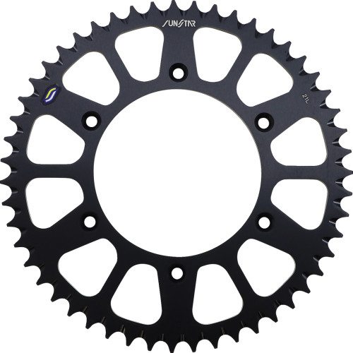 Sunstar Sprockets Rear Sprocket - 51 Tooth - Works/Black 5-354751Bk Sunstar Sprockets Rear Sprocket - 51 Tooth - Works/Black 5-354751Bk