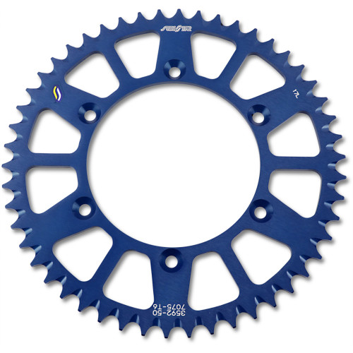 Sunstar Sprockets Rear Sprocket - 50 Tooth - Honda/Yamaha - Works/Blue 5-359250Bl Sunstar Sprockets Rear Sprocket - 50 Tooth - Honda/Yamaha - Works/Blue 5-359250Bl