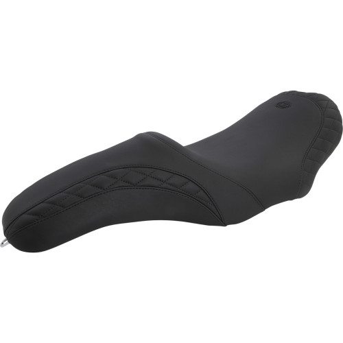 Mustang Seat - Tripper Fastback - Stitched W/Small Diamond-Stitched Inlays - Black 75269 Mustang Seat - Tripper Fastback - Stitched W/Small Diamond-Stitched Inlays - Black 75269