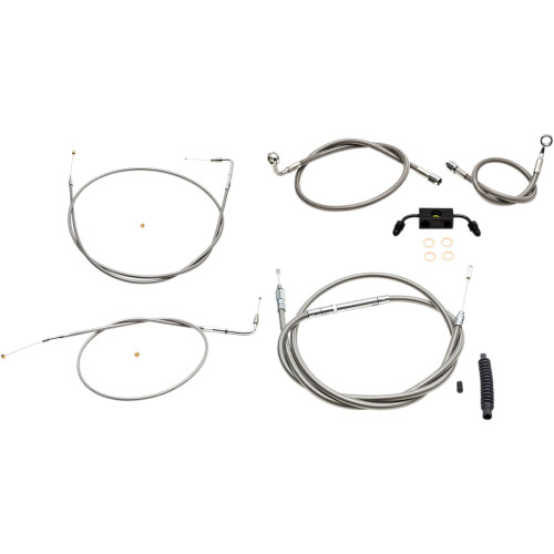 La Choppers La-8321Kt-13 Cable Kit Ss 12-14 Xl Abs