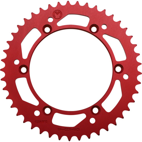 Moose Offroad 1211-822-45-13 Sprocket Alu Gas 45T Red