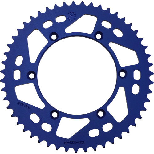 Moose Offroad 1211-822-51-12 Sprocket Alu Hus 51T Blue