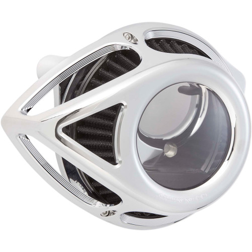 Arlen Ness Clear Tear Air Cleaner Kit - Chrome 18-988 Arlen Ness Clear Tear Air Cleaner Kit - Chrome 18-988