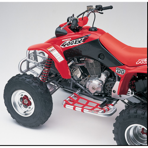 Dg Performance Nerf Bars - Trx400Ex - Natrual/Red 60-2200 Dg Performance Nerf Bars - Trx400Ex - Natrual/Red 60-2200