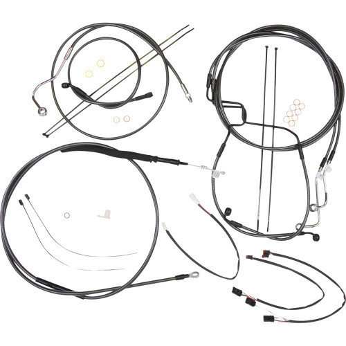 Magnum Shielding Black Pearl Designer Handlebar Installation Kit 487972 Magnum Shielding Black Pearl Designer Handlebar Installation Kit 487972