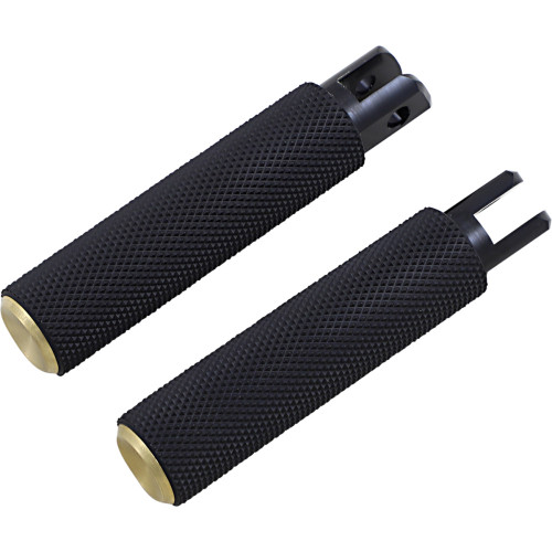 Arlen Ness Knurled Footpegs - Brass - Fx/Fl '18-'23 07-944 Arlen Ness Knurled Footpegs - Brass - Fx/Fl '18-'23 07-944