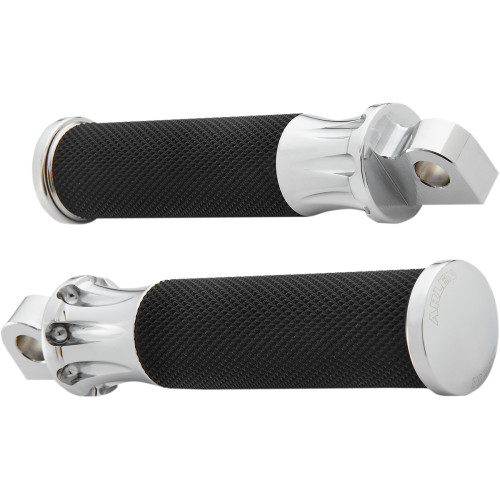 Arlen Ness Footpegs - Deep Cut - Chrome 07-908
