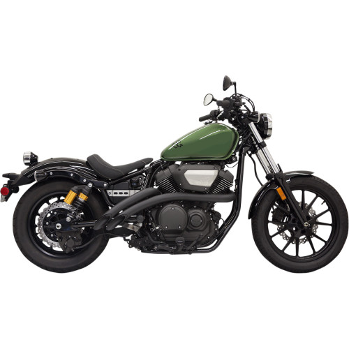 Bassani Xhaust Sweeper Exhaust - Black - Bolt 3B1F2B Bassani Xhaust Sweeper Exhaust - Black - Bolt 3B1F2B