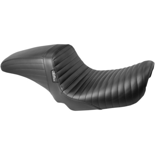 Le Pera Kickflip Seat - Pleated - Black - Fxd '06-'17 Lk-591Pt Le Pera Kickflip Seat - Pleated - Black - Fxd '06-'17 Lk-591Pt