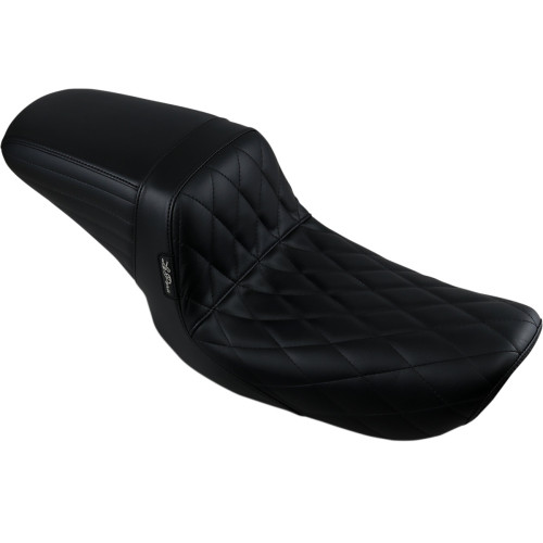 Le Pera Kickflip Seat - Diamond - Black - Fxd '96-'03 Ln-591Dm Le Pera Kickflip Seat - Diamond - Black - Fxd '96-'03 Ln-591Dm