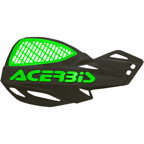 Acerbis Handguards - Uniko - Vented - Black/Green 2072671043 Acerbis Handguards - Uniko - Vented - Black/Green 2072671043