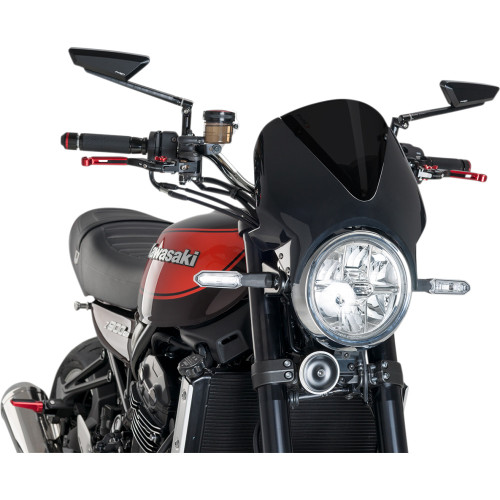 Puig Hi-Tech Parts Windscreen - Black/Dark Smoke 003Nf Puig Hi-Tech Parts Windscreen - Black/Dark Smoke 003Nf