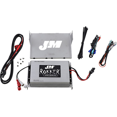 J & M 400 W 2-Channel Amp Kit - '06-'13 Street Glide/Ultra Jamp-400Hc06