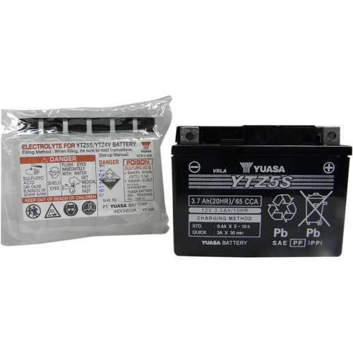Yuasa Agm Battery - Ytz5S-Bs Yuam62Tz5 Yuasa Agm Battery - Ytz5S-Bs Yuam62Tz5