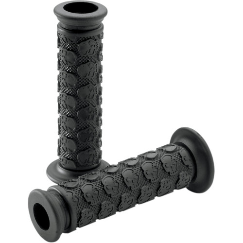 Driven Racing Grips - Skully - Open Ends - Black D701Bko Driven Racing Grips - Skully - Open Ends - Black D701Bko