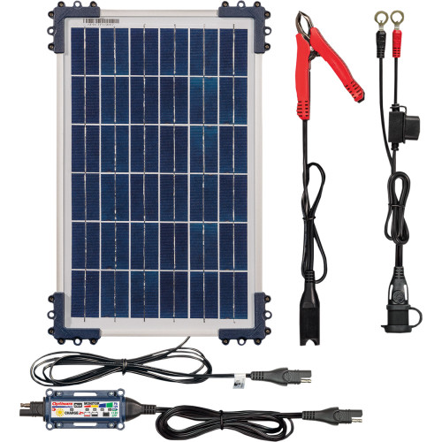 Tecmate Duo Charger Solar 10 Watt Tm522-D1 Tecmate Duo Charger Solar 10 Watt Tm522-D1