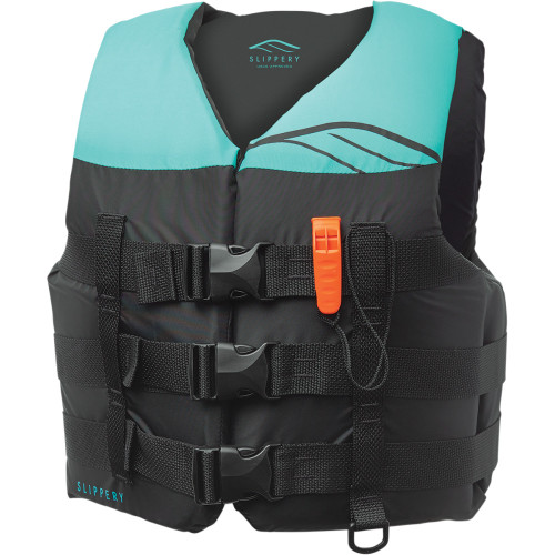 Slippery Women'S Hydro Vest - Black/Mint - Xs